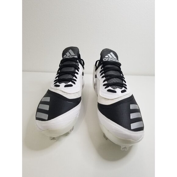 Adidas Men's Icon V Bounce Iced Out Metal Baseball Cleats, Black - Size 13.5 - Picture 2 of 11